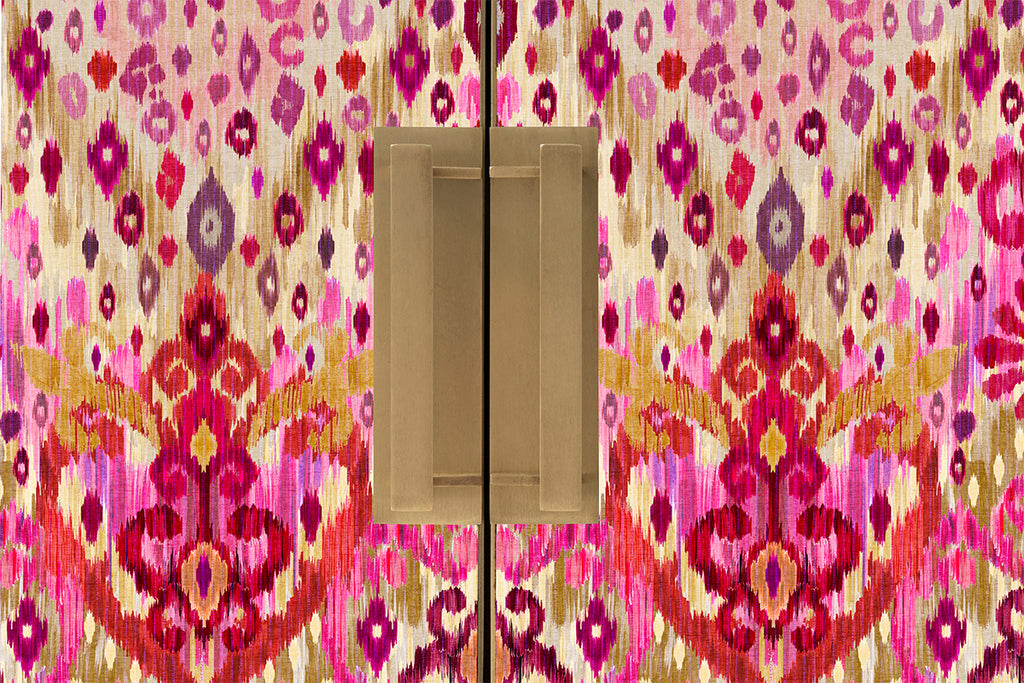 Blake in Ikat Animal Red by Matthew Williamson
